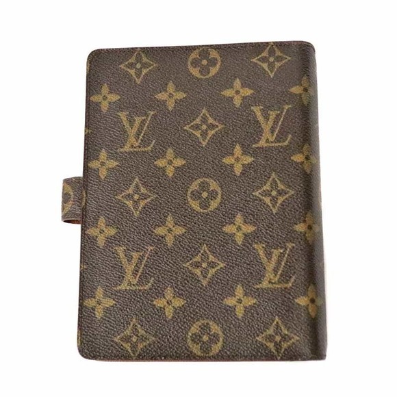 Louis Vuitton Brown Agenda Monogram MM Book - Picture 1 of 6
